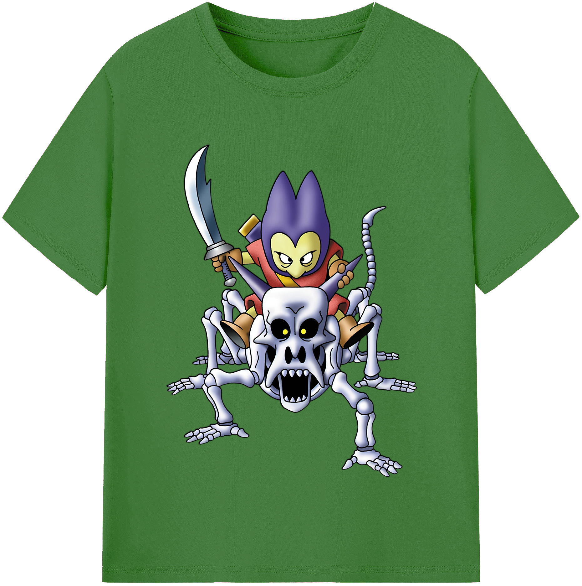 （画像用） ドラゴンクエスト Doragon Kuesuto Dragon Quest レディースカジュアルプリントTシャツ（綿100％）